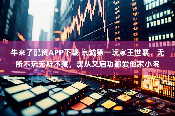 牛来了配资APP下载 京城第一玩家王世襄，无所不玩无所不藏，沈从文启功都爱他家小院